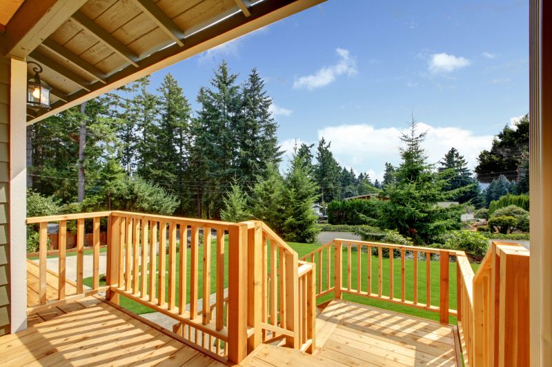 Wood Railings Installed
