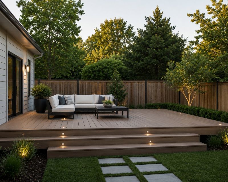 Floating Deck Installation in Worcester, MA