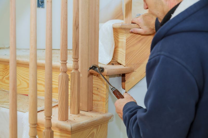 Oak Stairs Installation in Olathe, KS