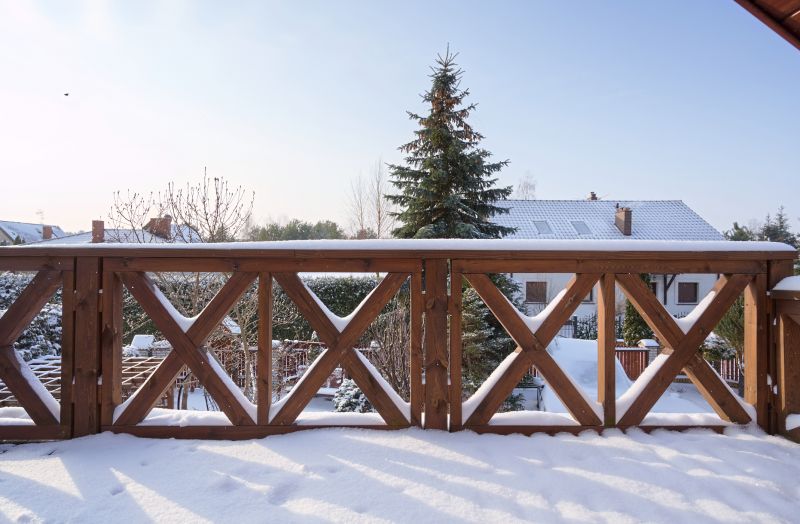 Wood Railing Installation in Mild Conditions