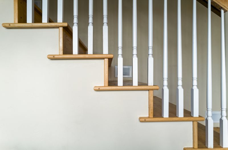 Wood Stair Railing Repair in Wilmington, NC