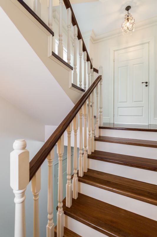 Staircase with Wooden Finish